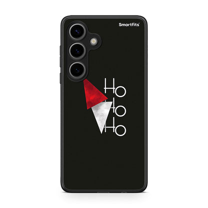 Samsung Galaxy S24 Minimal Christmas θήκη από τη Smartfits με σχέδιο στο πίσω μέρος και μαύρο περίβλημα | Smartphone case with colorful back and black bezels by Smartfits