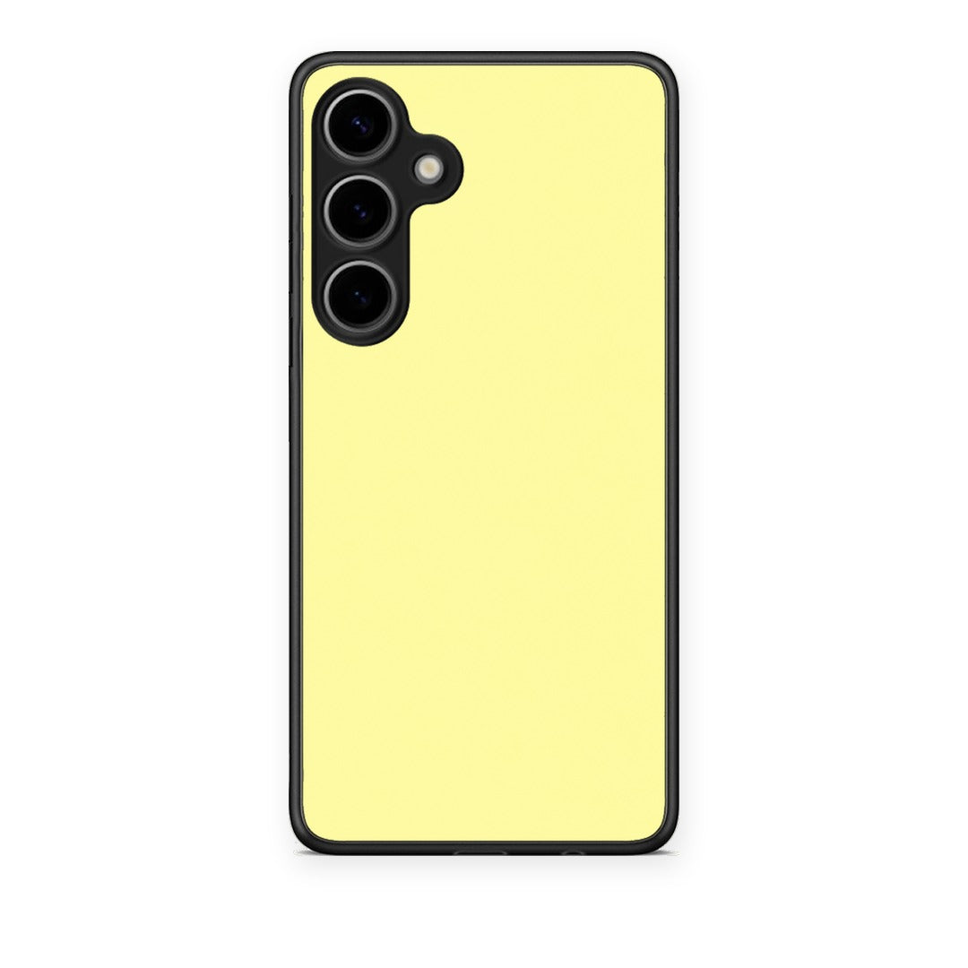 Θήκη Samsung Galaxy S24 Plus Butter Yellow από τη Smartfits με σχέδιο στο πίσω μέρος και μαύρο περίβλημα | Samsung Galaxy S24 Plus Butter Yellow case with colorful back and black bezels