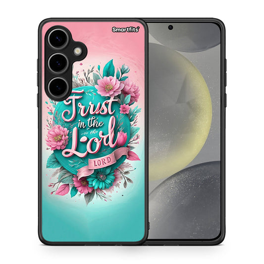 Θήκη Samsung Galaxy S24 Plus Lord Trust από τη Smartfits με σχέδιο στο πίσω μέρος και μαύρο περίβλημα | Samsung Galaxy S24 Plus Lord Trust case with colorful back and black bezels