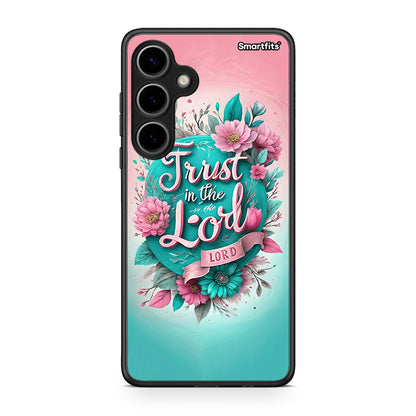 Samsung Galaxy S24 Plus Lord Trust θήκη από τη Smartfits με σχέδιο στο πίσω μέρος και μαύρο περίβλημα | Smartphone case with colorful back and black bezels by Smartfits