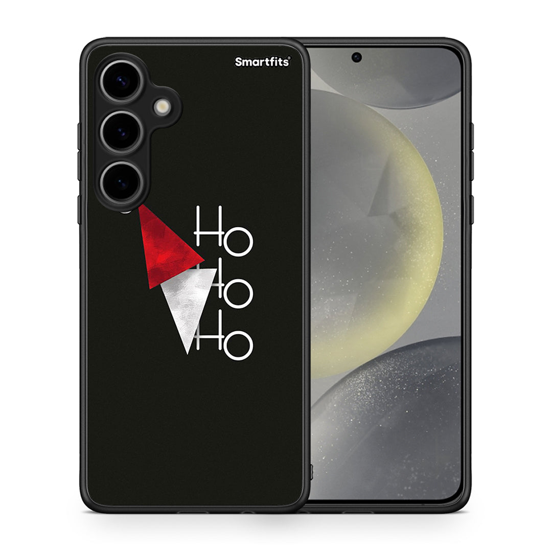 Θήκη Samsung Galaxy S24 Plus Minimal Christmas από τη Smartfits με σχέδιο στο πίσω μέρος και μαύρο περίβλημα | Samsung Galaxy S24 Plus Minimal Christmas case with colorful back and black bezels