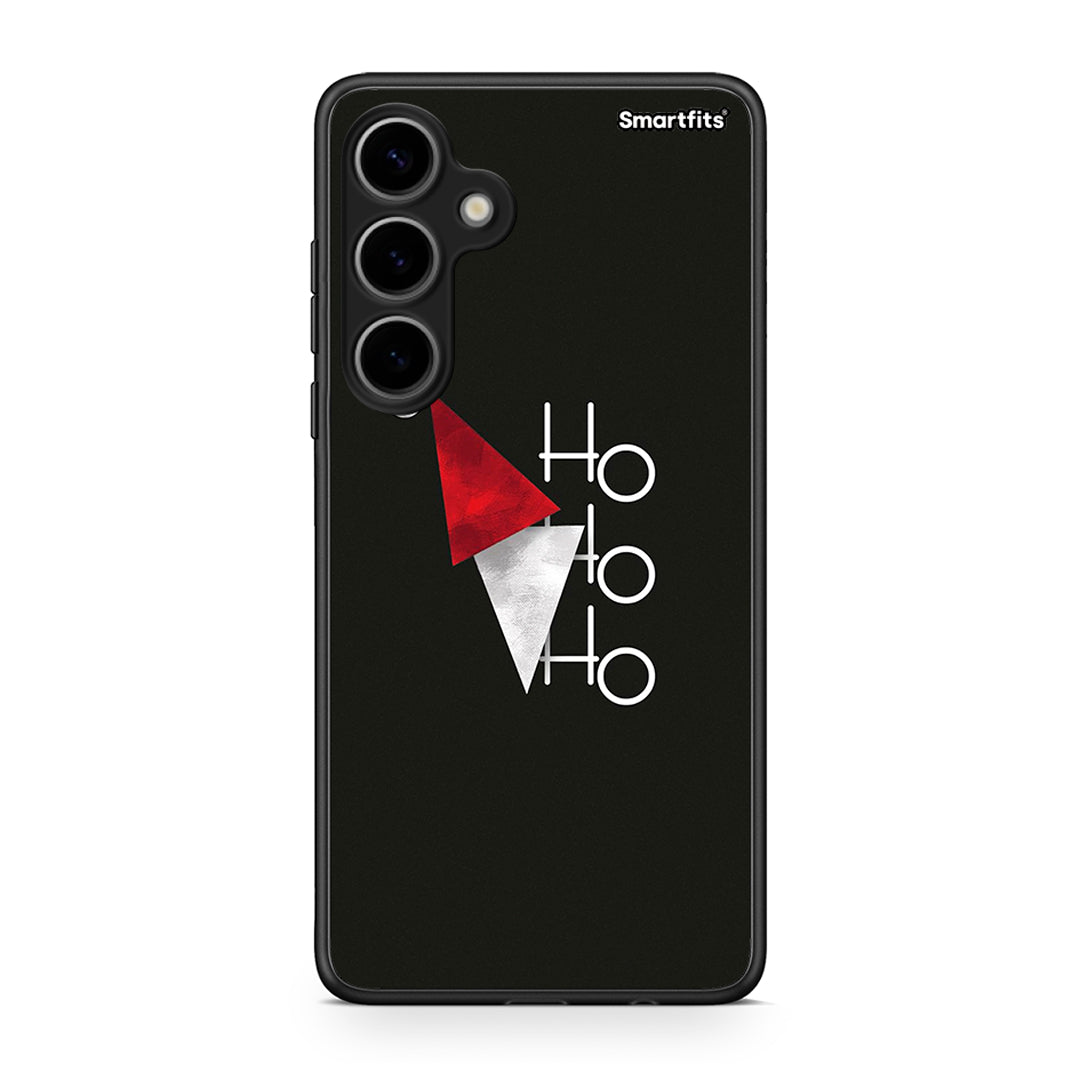 Samsung Galaxy S24 Plus Minimal Christmas θήκη από τη Smartfits με σχέδιο στο πίσω μέρος και μαύρο περίβλημα | Smartphone case with colorful back and black bezels by Smartfits