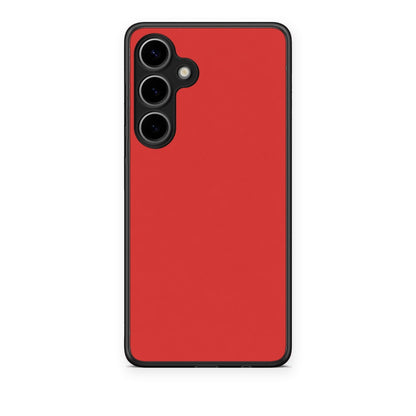 Θήκη Samsung Galaxy S24 Plus Poppy Red από τη Smartfits με σχέδιο στο πίσω μέρος και μαύρο περίβλημα | Samsung Galaxy S24 Plus Poppy Red case with colorful back and black bezels
