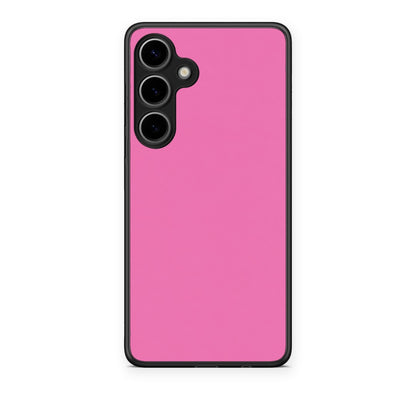 Θήκη Samsung Galaxy S24 Plus Rose Pink από τη Smartfits με σχέδιο στο πίσω μέρος και μαύρο περίβλημα | Samsung Galaxy S24 Plus Rose Pink case with colorful back and black bezels