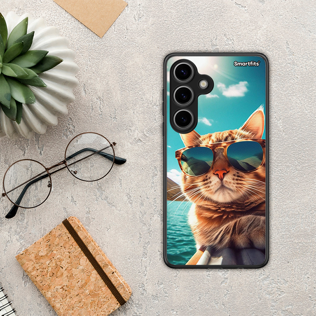 Summer Cat - Samsung Galaxy S24 θήκη