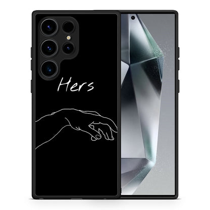 Θήκη Samsung Galaxy S24 Ultra Aesthetic Love 1 από τη Smartfits με σχέδιο στο πίσω μέρος και μαύρο περίβλημα | Samsung Galaxy S24 Ultra Aesthetic Love 1 Case with Colorful Back and Black Bezels