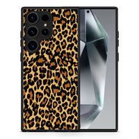 Thumbnail for Θήκη Samsung Galaxy S24 Ultra Animal Leopard από τη Smartfits με σχέδιο στο πίσω μέρος και μαύρο περίβλημα | Samsung Galaxy S24 Ultra Animal Leopard Case with Colorful Back and Black Bezels