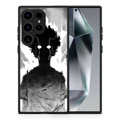 Θήκη Samsung Galaxy S24 Ultra Anime Boy από τη Smartfits με σχέδιο στο πίσω μέρος και μαύρο περίβλημα | Samsung Galaxy S24 Ultra Anime Boy Case with Colorful Back and Black Bezels