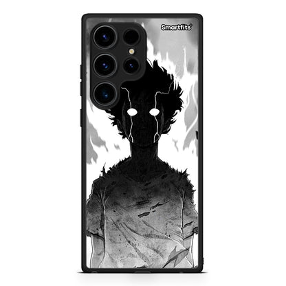 Θήκη Samsung Galaxy S24 Ultra Anime Boy από τη Smartfits με σχέδιο στο πίσω μέρος και μαύρο περίβλημα | Samsung Galaxy S24 Ultra Anime Boy Case with Colorful Back and Black Bezels