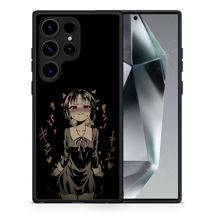 Θήκη Samsung Galaxy S24 Ultra Anime Girl από τη Smartfits με σχέδιο στο πίσω μέρος και μαύρο περίβλημα | Samsung Galaxy S24 Ultra Anime Girl Case with Colorful Back and Black Bezels