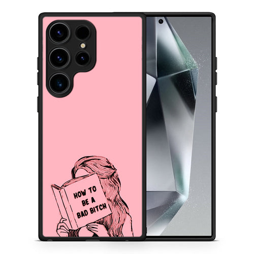 Θήκη Samsung Galaxy S24 Ultra Bad Bitch από τη Smartfits με σχέδιο στο πίσω μέρος και μαύρο περίβλημα | Samsung Galaxy S24 Ultra Bad Bitch Case with Colorful Back and Black Bezels
