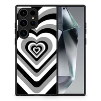 Thumbnail for Θήκη Samsung Galaxy S24 Ultra Black Hearts από τη Smartfits με σχέδιο στο πίσω μέρος και μαύρο περίβλημα | Samsung Galaxy S24 Ultra Black Hearts Case with Colorful Back and Black Bezels