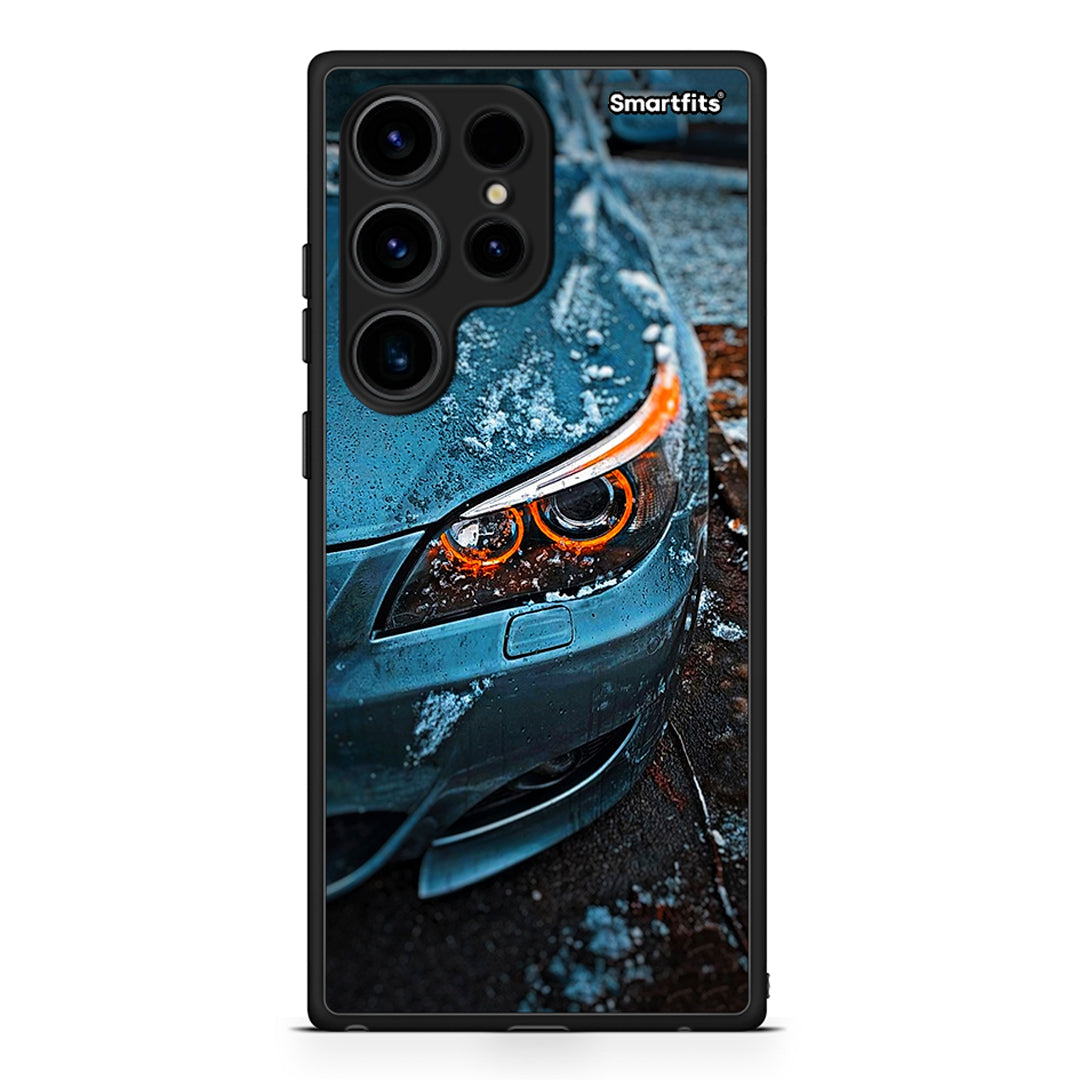 Θήκη Samsung Galaxy S24 Ultra Bmw E60 από τη Smartfits με σχέδιο στο πίσω μέρος και μαύρο περίβλημα | Samsung Galaxy S24 Ultra Bmw E60 Case with Colorful Back and Black Bezels