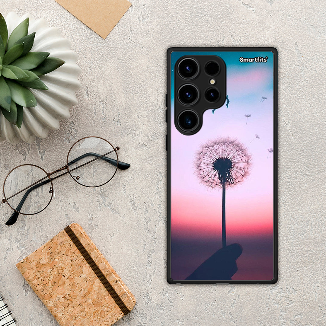 Θήκη Samsung Galaxy S24 Ultra Boho Wish από τη Smartfits με σχέδιο στο πίσω μέρος και μαύρο περίβλημα | Samsung Galaxy S24 Ultra Boho Wish Case with Colorful Back and Black Bezels
