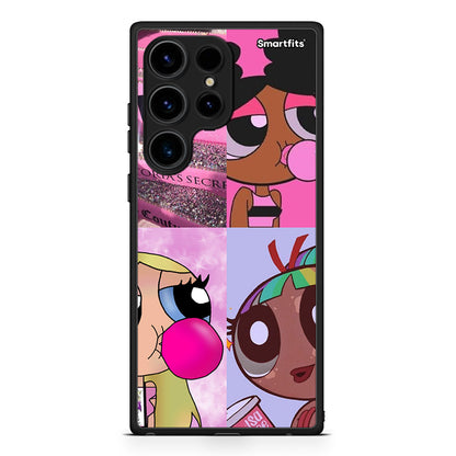 Θήκη Samsung Galaxy S24 Ultra Bubble Girls από τη Smartfits με σχέδιο στο πίσω μέρος και μαύρο περίβλημα | Samsung Galaxy S24 Ultra Bubble Girls Case with Colorful Back and Black Bezels