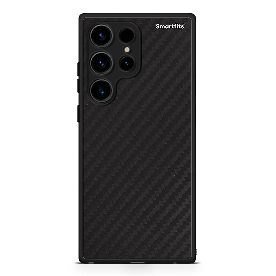 Θήκη Samsung Galaxy S24 Ultra Carbon Black από τη Smartfits με σχέδιο στο πίσω μέρος και μαύρο περίβλημα | Samsung Galaxy S24 Ultra Carbon Black Case with Colorful Back and Black Bezels