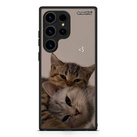 Thumbnail for Θήκη Samsung Galaxy S24 Ultra Cats In Love από τη Smartfits με σχέδιο στο πίσω μέρος και μαύρο περίβλημα | Samsung Galaxy S24 Ultra Cats In Love Case with Colorful Back and Black Bezels