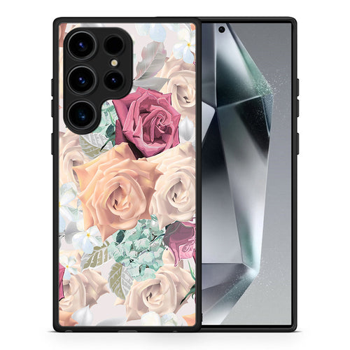 Θήκη Samsung Galaxy S24 Ultra Floral Bouquet από τη Smartfits με σχέδιο στο πίσω μέρος και μαύρο περίβλημα | Samsung Galaxy S24 Ultra Floral Bouquet Case with Colorful Back and Black Bezels