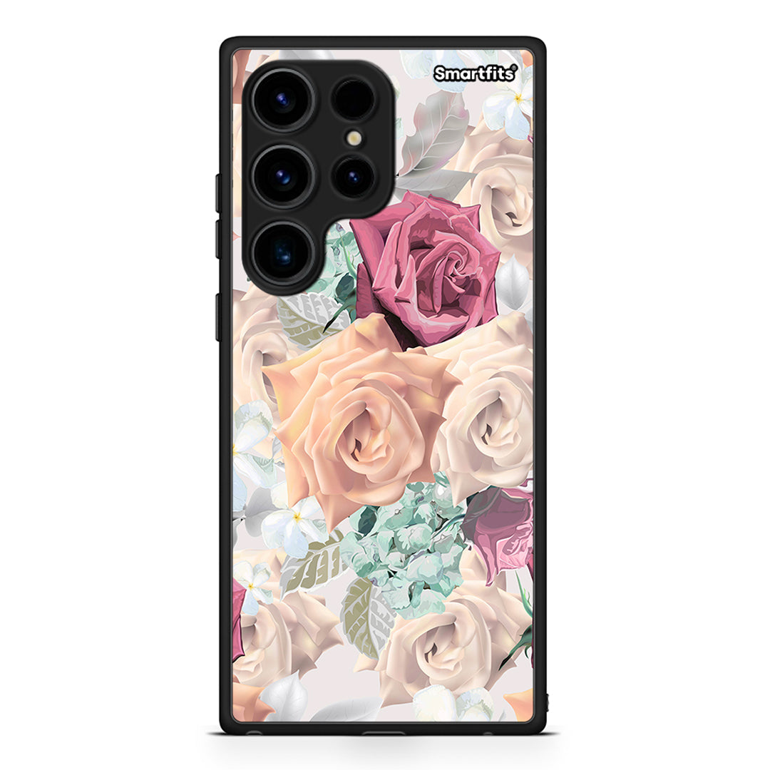 Θήκη Samsung Galaxy S24 Ultra Floral Bouquet από τη Smartfits με σχέδιο στο πίσω μέρος και μαύρο περίβλημα | Samsung Galaxy S24 Ultra Floral Bouquet Case with Colorful Back and Black Bezels