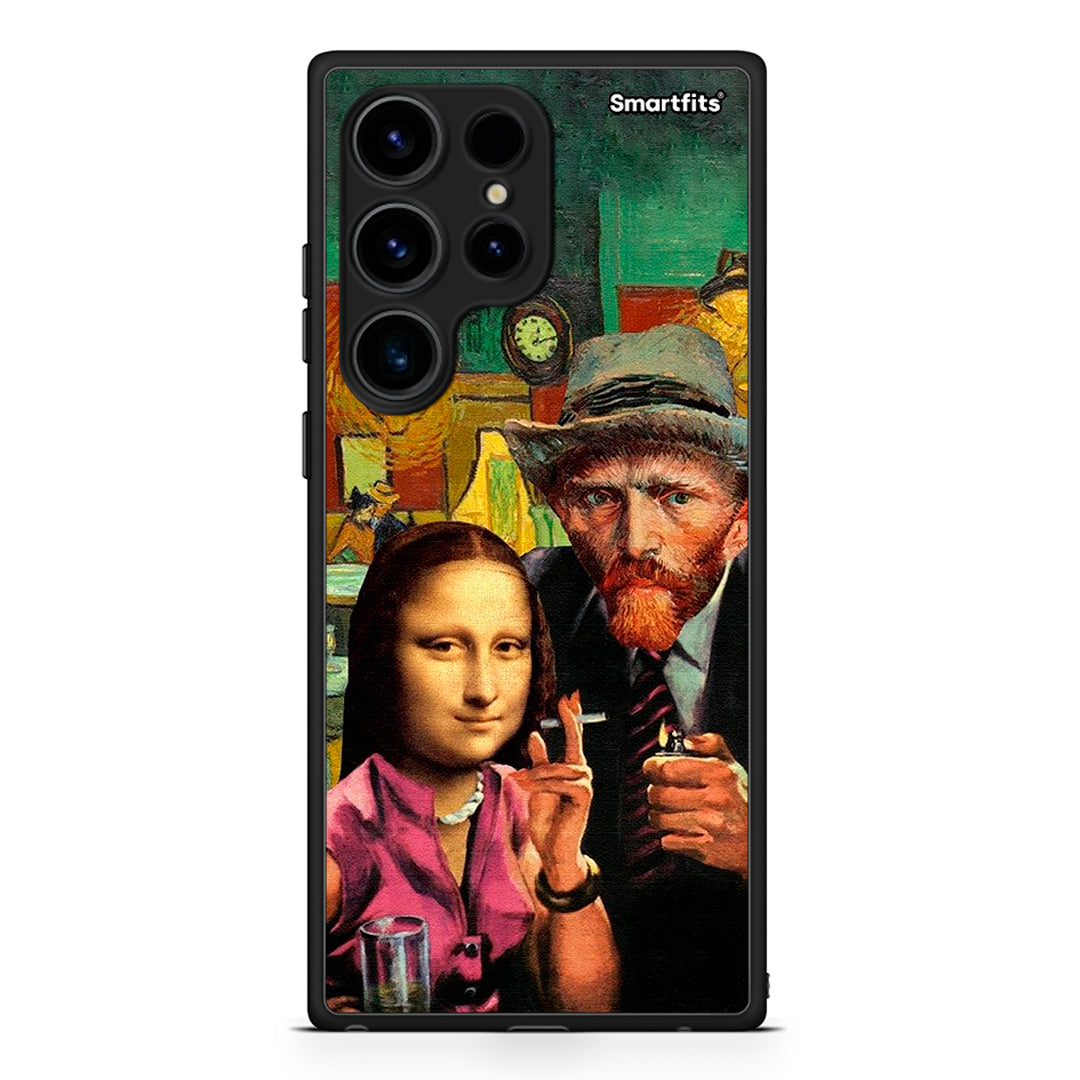 Θήκη Samsung Galaxy S24 Ultra Funny Art από τη Smartfits με σχέδιο στο πίσω μέρος και μαύρο περίβλημα | Samsung Galaxy S24 Ultra Funny Art Case with Colorful Back and Black Bezels