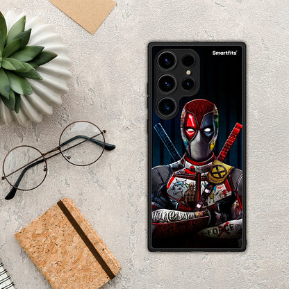 Θήκη Samsung Galaxy S24 Ultra Funny Guy από τη Smartfits με σχέδιο στο πίσω μέρος και μαύρο περίβλημα | Samsung Galaxy S24 Ultra Funny Guy Case with Colorful Back and Black Bezels