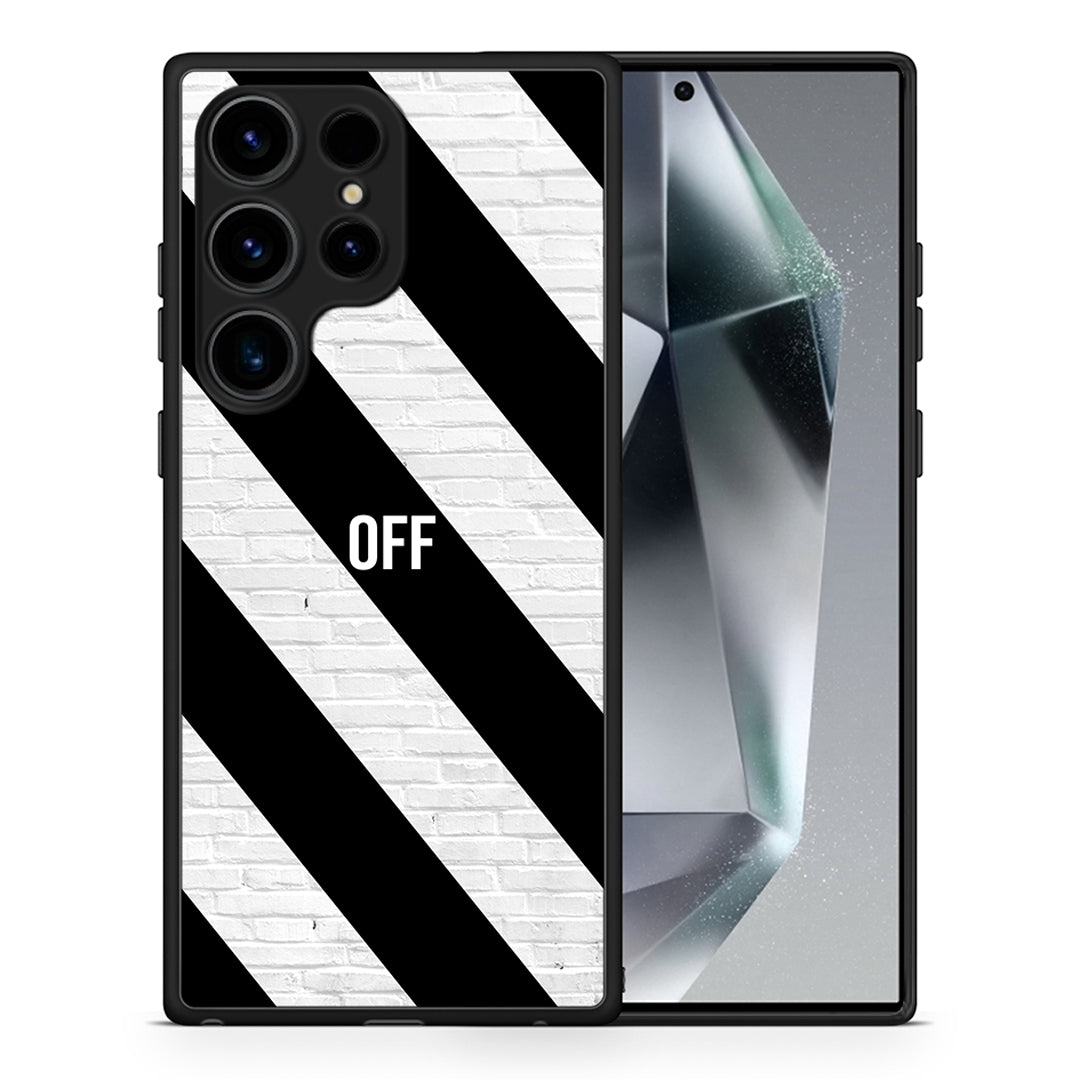 Θήκη Samsung Galaxy S24 Ultra Get Off από τη Smartfits με σχέδιο στο πίσω μέρος και μαύρο περίβλημα | Samsung Galaxy S24 Ultra Get Off Case with Colorful Back and Black Bezels
