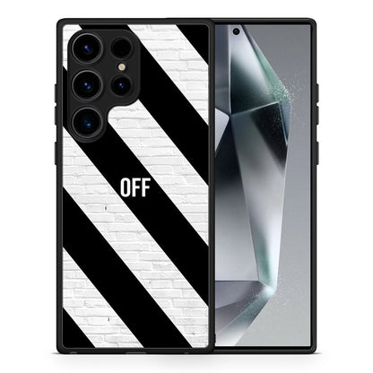 Θήκη Samsung Galaxy S24 Ultra Get Off από τη Smartfits με σχέδιο στο πίσω μέρος και μαύρο περίβλημα | Samsung Galaxy S24 Ultra Get Off Case with Colorful Back and Black Bezels
