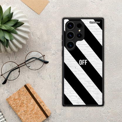 Θήκη Samsung Galaxy S24 Ultra Get Off από τη Smartfits με σχέδιο στο πίσω μέρος και μαύρο περίβλημα | Samsung Galaxy S24 Ultra Get Off Case with Colorful Back and Black Bezels