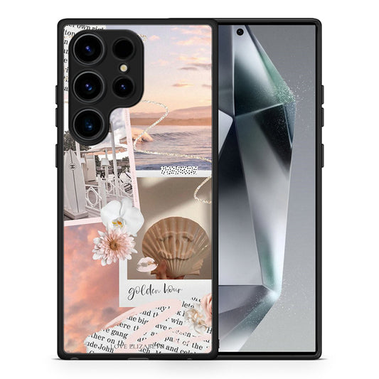Θήκη Samsung Galaxy S24 Ultra Golden Hour από τη Smartfits με σχέδιο στο πίσω μέρος και μαύρο περίβλημα | Samsung Galaxy S24 Ultra Golden Hour Case with Colorful Back and Black Bezels