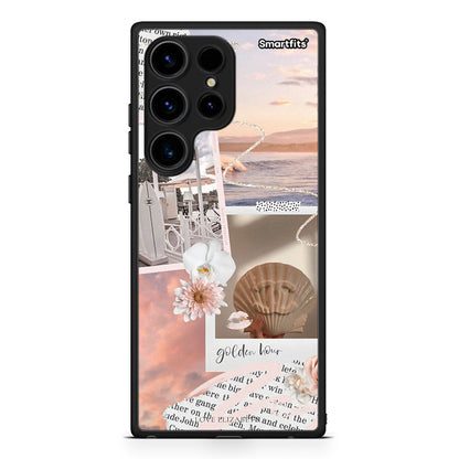 Θήκη Samsung Galaxy S24 Ultra Golden Hour από τη Smartfits με σχέδιο στο πίσω μέρος και μαύρο περίβλημα | Samsung Galaxy S24 Ultra Golden Hour Case with Colorful Back and Black Bezels