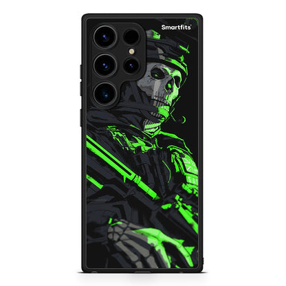 Θήκη Samsung Galaxy S24 Ultra Green Soldier από τη Smartfits με σχέδιο στο πίσω μέρος και μαύρο περίβλημα | Samsung Galaxy S24 Ultra Green Soldier Case with Colorful Back and Black Bezels