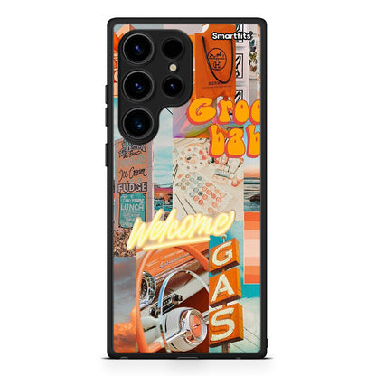 Θήκη Samsung Galaxy S24 Ultra Groovy Babe από τη Smartfits με σχέδιο στο πίσω μέρος και μαύρο περίβλημα | Samsung Galaxy S24 Ultra Groovy Babe Case with Colorful Back and Black Bezels