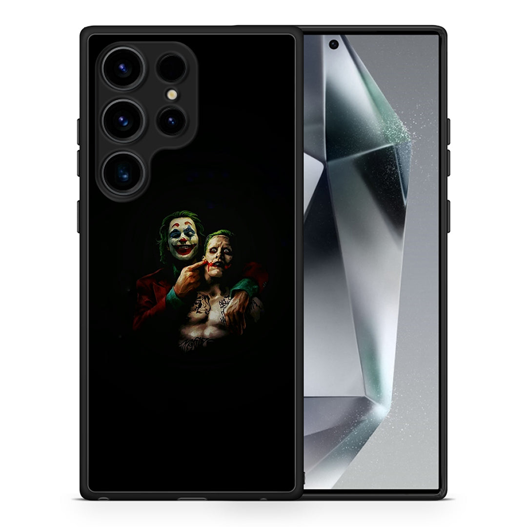 Θήκη Samsung Galaxy S24 Ultra Hero Clown από τη Smartfits με σχέδιο στο πίσω μέρος και μαύρο περίβλημα | Samsung Galaxy S24 Ultra Hero Clown Case with Colorful Back and Black Bezels
