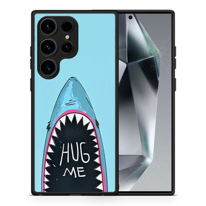 Θήκη Samsung Galaxy S24 Ultra Hug Me από τη Smartfits με σχέδιο στο πίσω μέρος και μαύρο περίβλημα | Samsung Galaxy S24 Ultra Hug Me Case with Colorful Back and Black Bezels