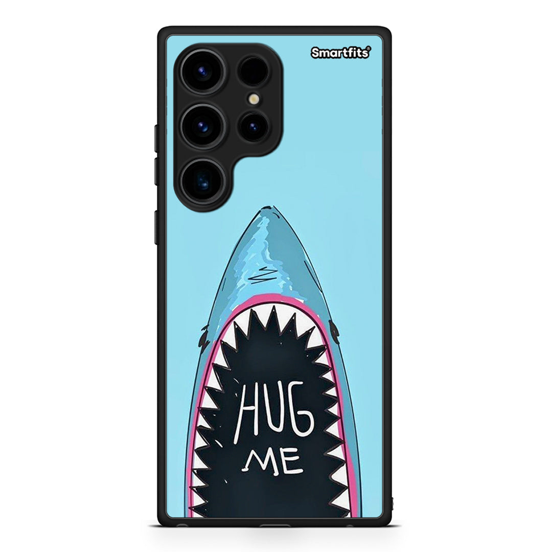 Θήκη Samsung Galaxy S24 Ultra Hug Me από τη Smartfits με σχέδιο στο πίσω μέρος και μαύρο περίβλημα | Samsung Galaxy S24 Ultra Hug Me Case with Colorful Back and Black Bezels