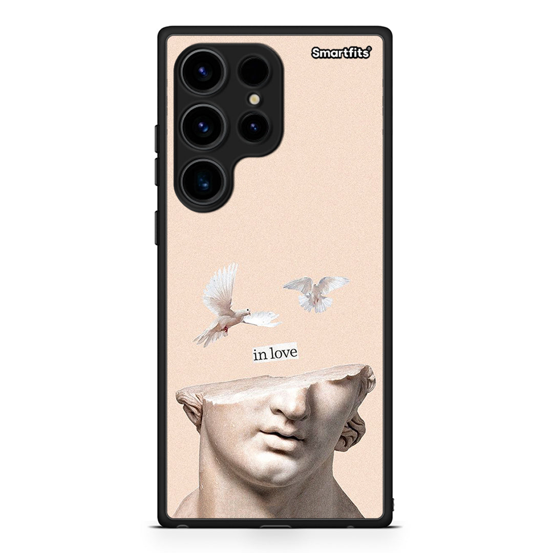 Θήκη Samsung Galaxy S24 Ultra In Love από τη Smartfits με σχέδιο στο πίσω μέρος και μαύρο περίβλημα | Samsung Galaxy S24 Ultra In Love Case with Colorful Back and Black Bezels
