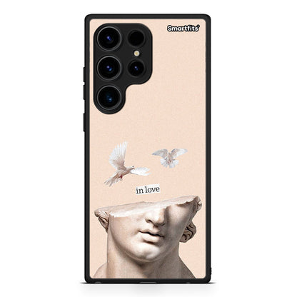 Θήκη Samsung Galaxy S24 Ultra In Love από τη Smartfits με σχέδιο στο πίσω μέρος και μαύρο περίβλημα | Samsung Galaxy S24 Ultra In Love Case with Colorful Back and Black Bezels
