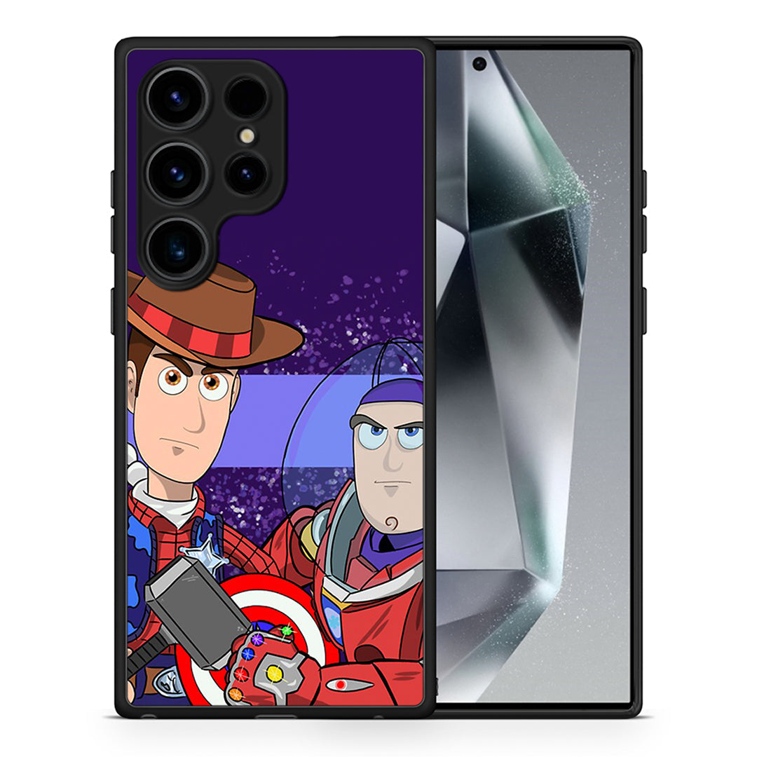 Θήκη Samsung Galaxy S24 Ultra Infinity Story από τη Smartfits με σχέδιο στο πίσω μέρος και μαύρο περίβλημα | Samsung Galaxy S24 Ultra Infinity Story Case with Colorful Back and Black Bezels