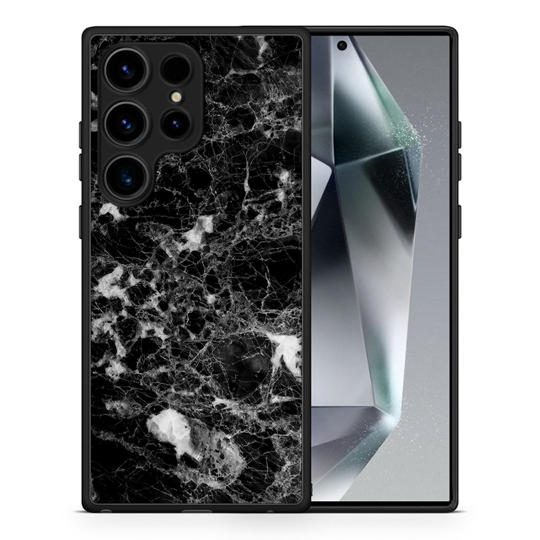 Θήκη Samsung Galaxy S24 Ultra Marble Male από τη Smartfits με σχέδιο στο πίσω μέρος και μαύρο περίβλημα | Samsung Galaxy S24 Ultra Marble Male Case with Colorful Back and Black Bezels