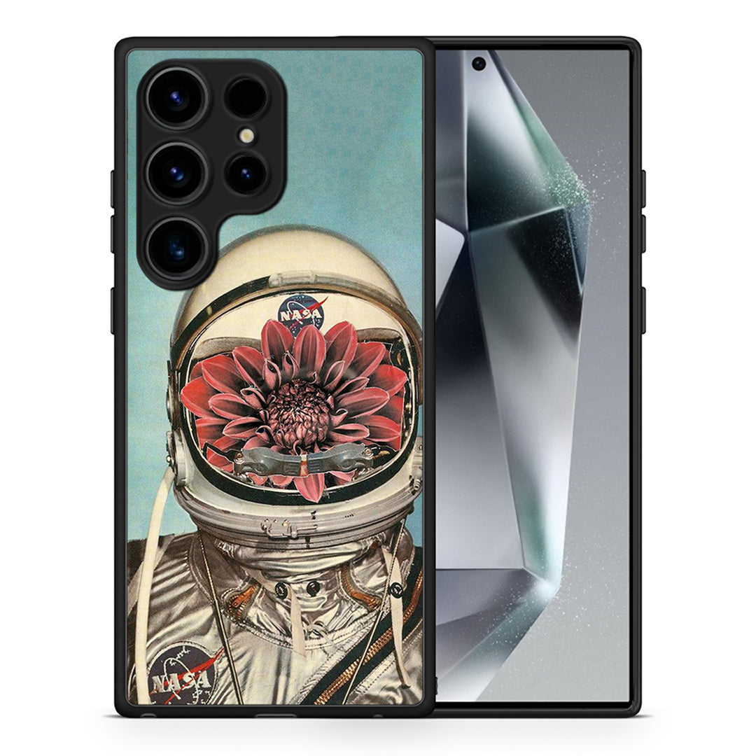 Θήκη Samsung Galaxy S24 Ultra Nasa Bloom από τη Smartfits με σχέδιο στο πίσω μέρος και μαύρο περίβλημα | Samsung Galaxy S24 Ultra Nasa Bloom Case with Colorful Back and Black Bezels