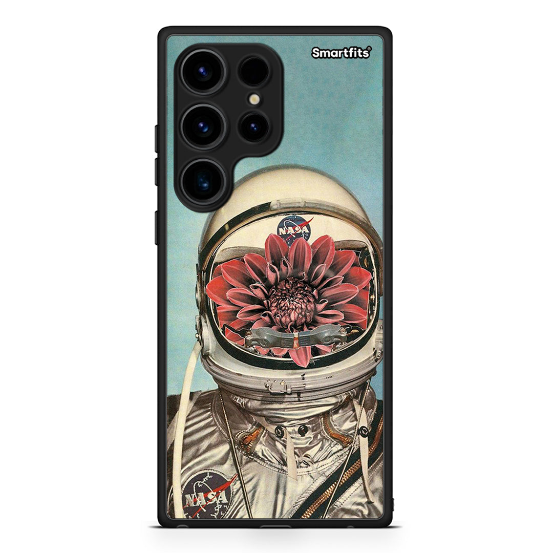 Θήκη Samsung Galaxy S24 Ultra Nasa Bloom από τη Smartfits με σχέδιο στο πίσω μέρος και μαύρο περίβλημα | Samsung Galaxy S24 Ultra Nasa Bloom Case with Colorful Back and Black Bezels