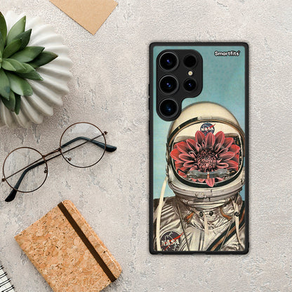 Θήκη Samsung Galaxy S24 Ultra Nasa Bloom από τη Smartfits με σχέδιο στο πίσω μέρος και μαύρο περίβλημα | Samsung Galaxy S24 Ultra Nasa Bloom Case with Colorful Back and Black Bezels