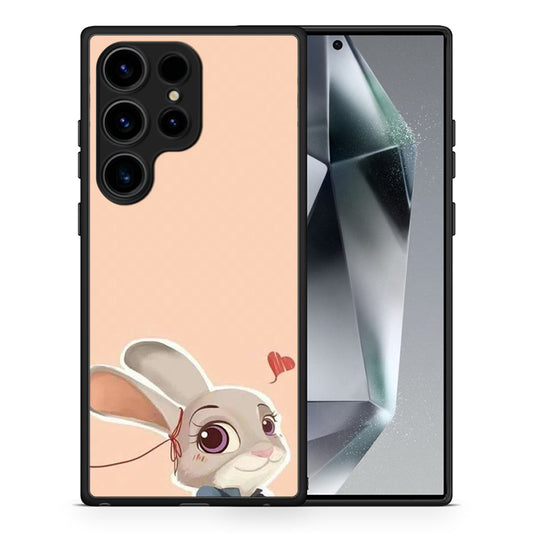 Θήκη Samsung Galaxy S24 Ultra Nick Wilde And Judy Hopps Love 2 από τη Smartfits με σχέδιο στο πίσω μέρος και μαύρο περίβλημα | Samsung Galaxy S24 Ultra Nick Wilde And Judy Hopps Love 2 Case with Colorful Back and Black Bezels