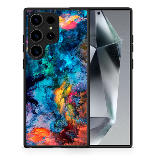 Θήκη Samsung Galaxy S24 Ultra Paint Crayola από τη Smartfits με σχέδιο στο πίσω μέρος και μαύρο περίβλημα | Samsung Galaxy S24 Ultra Paint Crayola Case with Colorful Back and Black Bezels