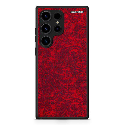 Θήκη Samsung Galaxy S24 Ultra Paisley Cashmere από τη Smartfits με σχέδιο στο πίσω μέρος και μαύρο περίβλημα | Samsung Galaxy S24 Ultra Paisley Cashmere Case with Colorful Back and Black Bezels