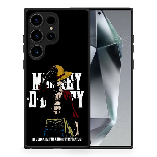 Θήκη Samsung Galaxy S24 Ultra Pirate King από τη Smartfits με σχέδιο στο πίσω μέρος και μαύρο περίβλημα | Samsung Galaxy S24 Ultra Pirate King Case with Colorful Back and Black Bezels