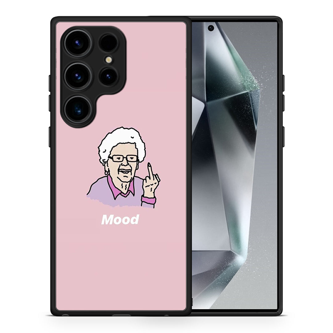 Θήκη Samsung Galaxy S24 Ultra PopArt Mood από τη Smartfits με σχέδιο στο πίσω μέρος και μαύρο περίβλημα | Samsung Galaxy S24 Ultra PopArt Mood Case with Colorful Back and Black Bezels