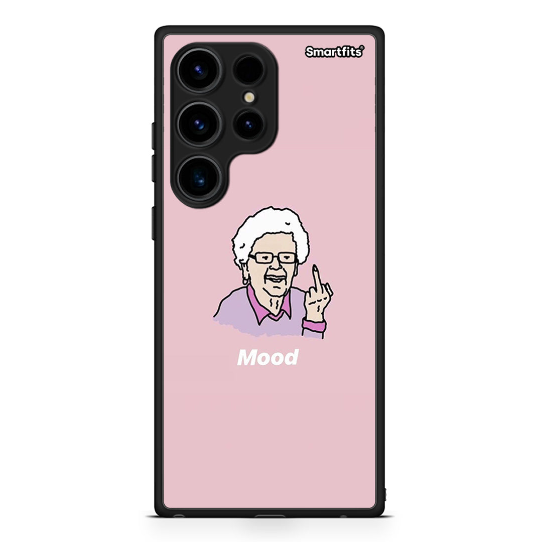 Θήκη Samsung Galaxy S24 Ultra PopArt Mood από τη Smartfits με σχέδιο στο πίσω μέρος και μαύρο περίβλημα | Samsung Galaxy S24 Ultra PopArt Mood Case with Colorful Back and Black Bezels