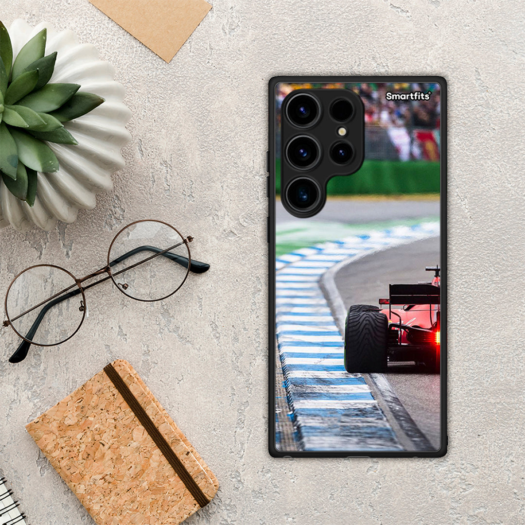 Θήκη Samsung Galaxy S24 Ultra Racing Vibes από τη Smartfits με σχέδιο στο πίσω μέρος και μαύρο περίβλημα | Samsung Galaxy S24 Ultra Racing Vibes Case with Colorful Back and Black Bezels