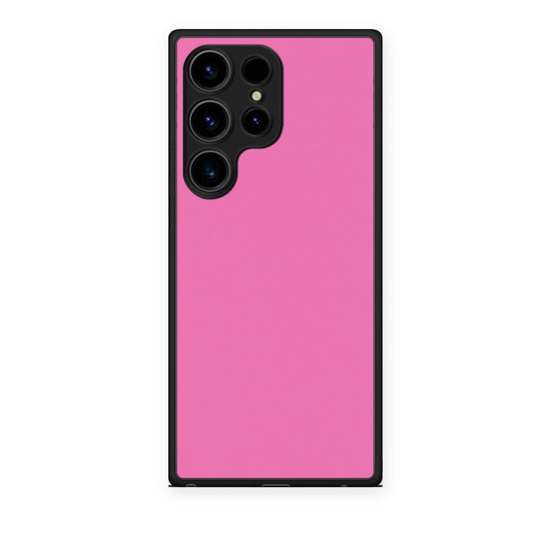 Θήκη Samsung Galaxy S24 Ultra Rose Pink από τη Smartfits με σχέδιο στο πίσω μέρος και μαύρο περίβλημα | Samsung Galaxy S24 Ultra Rose Pink case with colorful back and black bezels
